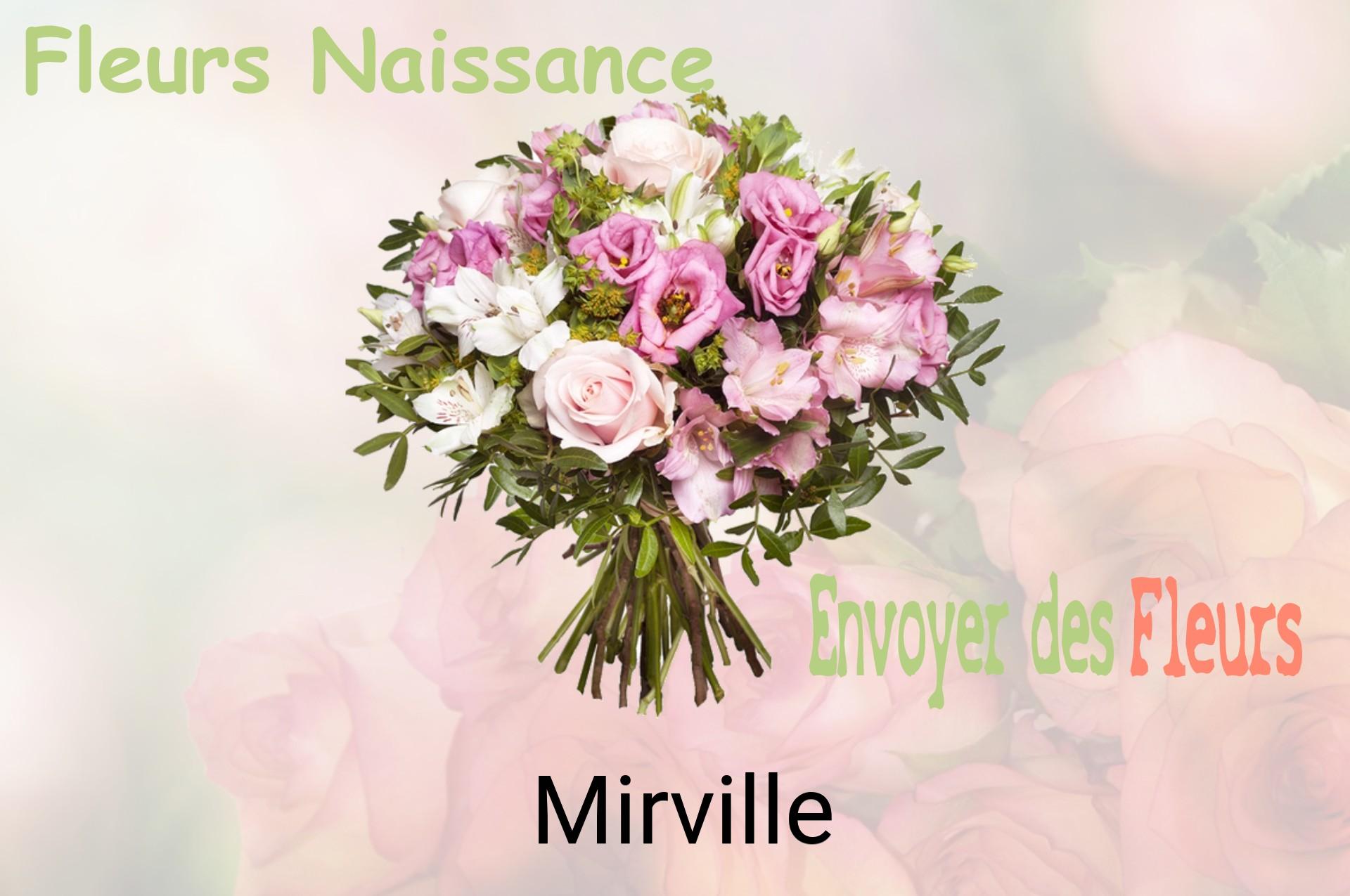 Bouquet de fleurs de naissance livré à Mirville